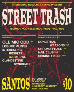Interesting Results & N.O.P.E. Present Street Trash Feat. Ole Mic Odd