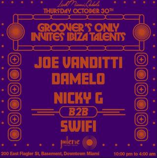 Groovers Only Invites Ibiza Talents: Joe Vanditti