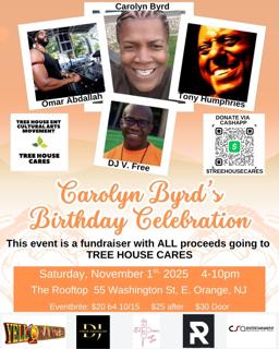 Carolyn Byrd'S Birthday Celebration W/Tony Humphries, Omar Abdallah, Dj V Free