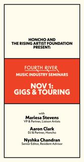 Fourth River Public Music Industry Seminars Session 4: Booking/Touring