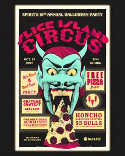 Slice Island Circus: Spirit'S 10Th Annual Halloween Party