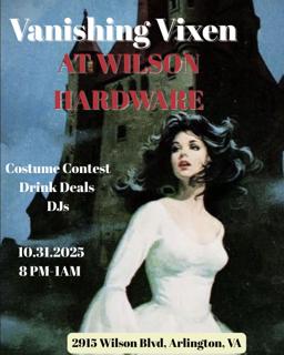 Clarendons Vanishing Vixen Halloween Party