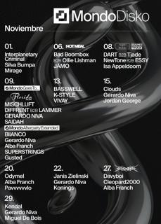 Afterparty: Diffrent B3B Lammer B3B Gerardo Niva / Biianco / Alba Franch / Superstring / Gusted