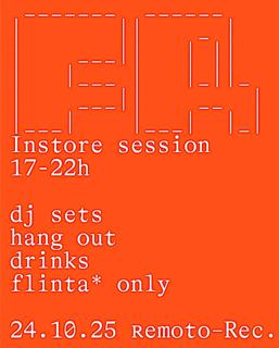 Instore Session – Flinta* Only
