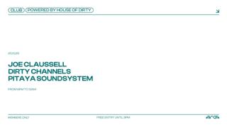 House Of Dirty With Joe Claussell