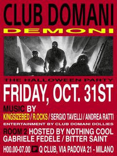 Club Domani - 'Demoni' - Halloween Party