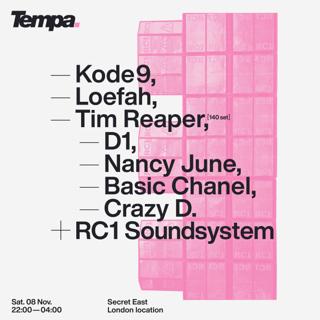 Tempa X Rc1: Kode9, Loefah, Tim Reaper 