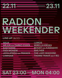 Radion Weekender