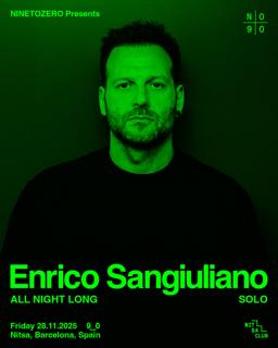 Ninetozero: Enrico Sangiuliano All Night Long Solo