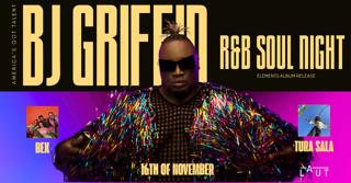Soul & R&B Concert: Bj Griffin (America'S Got Talent) + Bex & Tura Sala