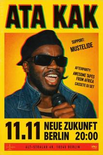 Ata Kak (Ghana / Live), Mustelide (Live), Awesome Tapes From Africa (Dj Set)