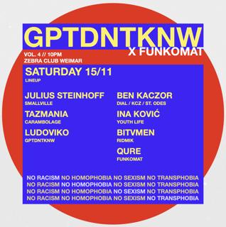 Gptdntknw X Funkomat At Zebra Club Weimar (Former Busgarage)