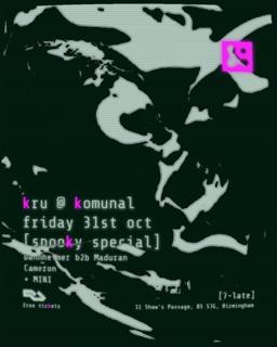Kru Livestream [Spooky Special] W/ Dannheimer B2B Maduran, Cameron + Mini