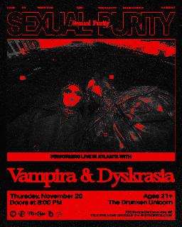 Club De Vampiros And Speakeasy Present... Sexual Purity With Vampira And Dyskrasia
