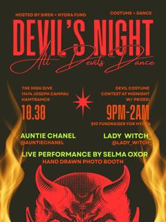 Siren + Hydra Present: Devil'S Night All Devil'S Dance