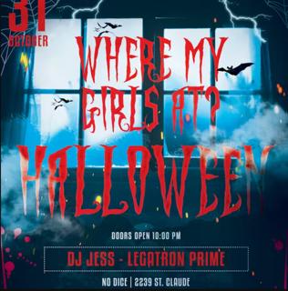 Where My Girls At Halloween Party