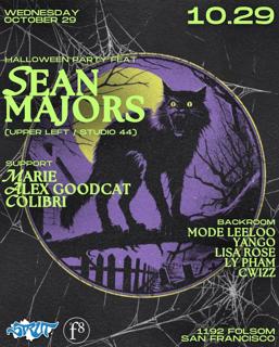 Strut Sf And F8 Present The Halloween Party Feat. Sean Majors