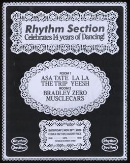 Rs 14Th Bday Dance W/ The Trip, Bradley Zero, Lala, Musclecars, Asa Tate, Yeesh