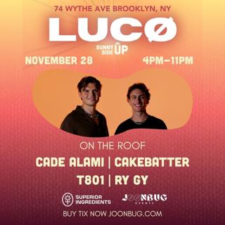 Sunny Side Up Features Luco At The Roof 11/28