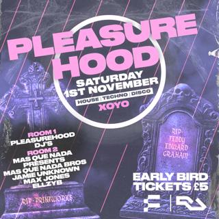 Xoyo Halloween - Pleasurehood - House/Techno/Disco
