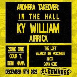 Ky William, Airrica, Cour T., Beni Hana, Valencia B2B Mccombie (Surreal Nyc), Ricci, Gavin Gone