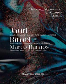 Amsterdam Techno Sessions W/ Jauri (Anaøh) & Bimol (Illegal Alien Records) Colombia