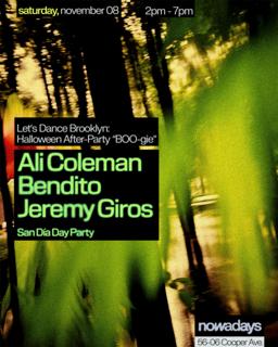 Let'S Dance Brooklyn X San Día: Halloween 'After Party' Boogie