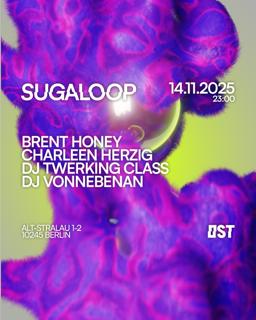 (8€) Sugaloop W. Brent Honey, Dj Twerking Class, Dj Vonnebenan