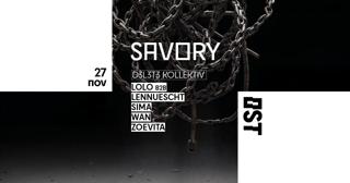 (5€) Savory - Techno Every Thursday
