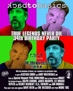 Back To Basics 34Th Birthday Party