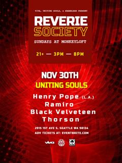 Reverie Society: Henry Pope (Los Angeles) - Nov 30 At Monkey Loft