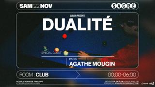 Sacré : Dublon Presents 'Dualité' With Agathe Mougin