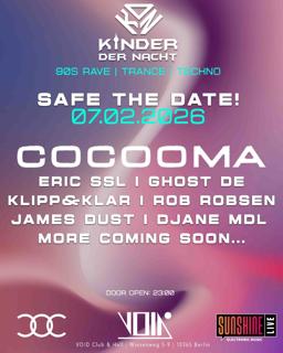Kinder Der Nacht Pres Sunshine Live W/(Eric Ssl) & Cocooma Live