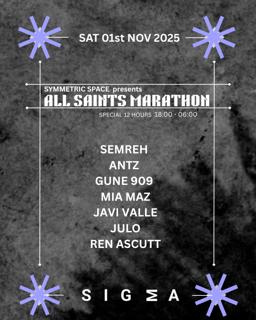 Symmetric Space - All Saints Marathon- 12H Music