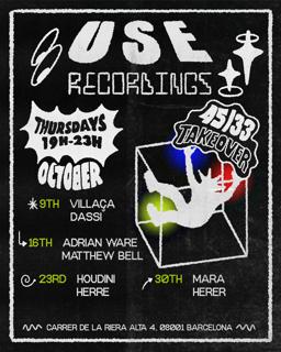 Use Recordings At 45/33: October Takeover 4/4 With Mara And Herer