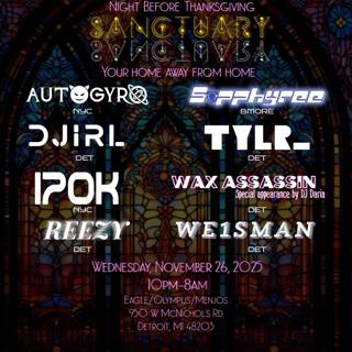 Sanctuary: Night Before Thanksgiving '25