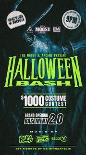Arcane Presents - Halloween Bash At The Moose