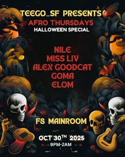 Teego Presents Afro Thursdays. The Halloween Party