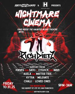 Dirty Not Sorry & Housology Pres: Nightmare Cinema W/Rich Dietz