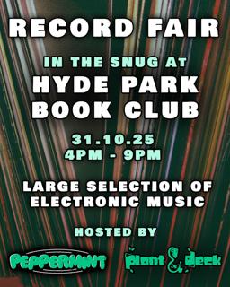Peppermint Records X Plant & Deck: Record Fair
