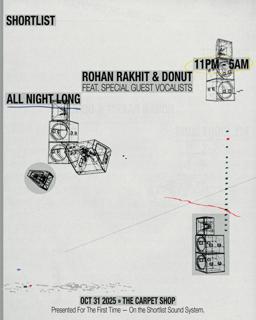 Shortlist Sound System - Rohan Rakhit & Donut Ft. Special Guest Vocalists