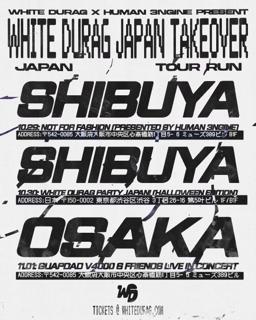 White Durag Party Japan X Human Engine