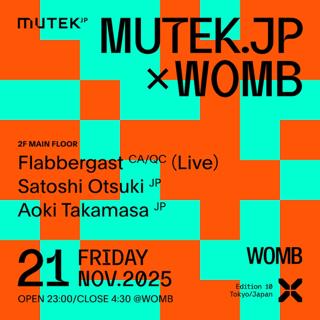 Mutek.Jp × Womb