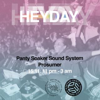 Heyday: Prosumer & Panty Soaker Sound System