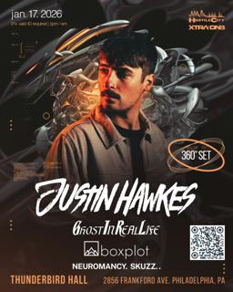 Justin Hawkes With Ghost In Real Life, Boxplot, Neuromancy & Skuzz Presented By Hostile City