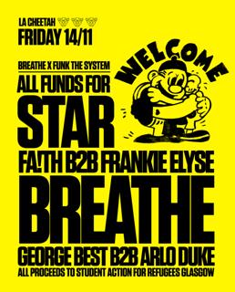 Breathe X Funk The System: Refugee Action Fundraiser
