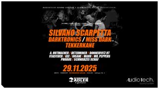 Audiotech Presents Silvano Scarpetta / Darktronics / Miss Dark / Tekkerkane