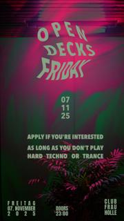 Open Decks Friday W/ Lexpon, Alexej