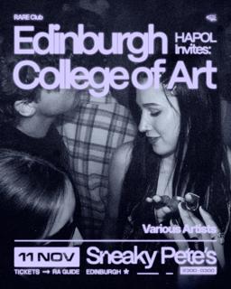 Rare Club // Hapol Invites Edinburgh College Of Art