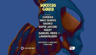 Sounds Good: Cheeks / Niko Nuevo / Saoko / Sofie Jacobi / Nizzy / Samuel Rees B2B Låndkruzer